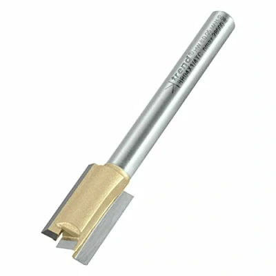 Image of Trend BR04X1/4TC 12mm 1/4&quot; TCT Straight Hinge Recess 2 Flute Router Cutter