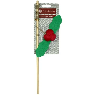Image of Pet Brands Christmas Holly Cat Teaser