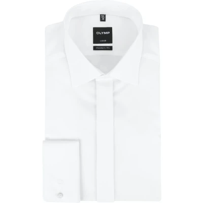 Image of OLYMP Luxor Tuxedo Shirt White size 41