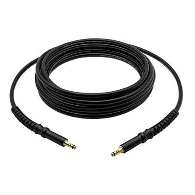 Image of Fai Top 15M Karcher Replacement Pressure Washer Hose for Kärcher K Series Washers K2 K3 K4 K5 K6 K7, Click Type Plug Quick Connector