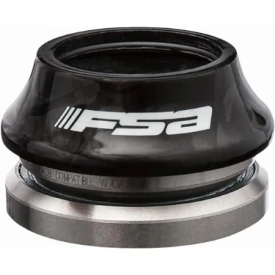 Image of FSA Orbit C 40/48 CF ACB Diff OD Headtube Integrated Headset Black, 1.1/8 1.5 Inch
