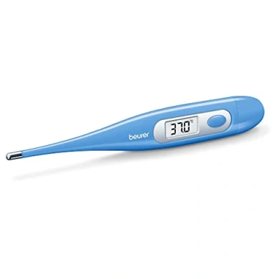 Image of Beurer Digital fever Oral Thermometer FT09 Blue Medicinal temperature Measurment
