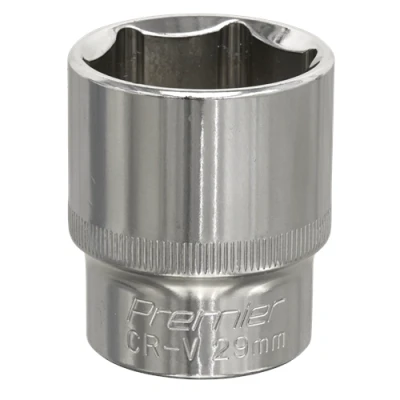 Image of Sealey Premier WallDrive® Socket 29mm 1/2&quot;Sq Drive Fully Polished