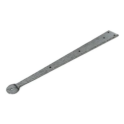 Image of From The Anvil Pewter 18 Inch Penny End Hinge Front (Pair)