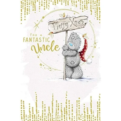 Image of Me To You Bear Fantastic Uncle Christmas Card