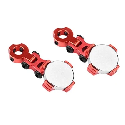 Image of 2Pcs RC Car Magnetic Body Post Mount, Metal Stealth Mount for Traxxas/HSP/Redcat/Axial SCX10/D90/HPI Car(Red)