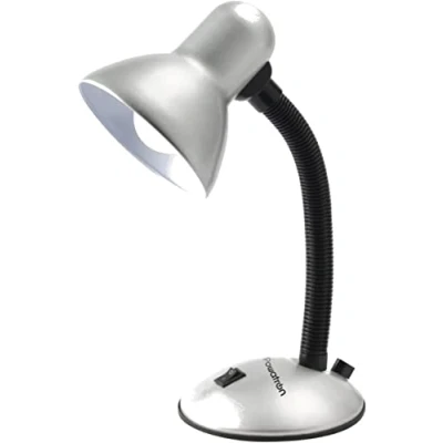 Image of SKYTE® Flexible Desk Lamp Flexi with Versatile Adjustable Neck Integral On/Off Switch Home Or Office Studies Bedroom Tables (Silver)