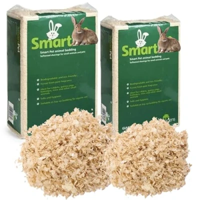 Image of STORM TRADING GROUP Wood Shavings Pet Bedding Super Absorbent Ideal For Animal Rabbit, Hamster, Mice, Gerbils, Horses, Pony &amp; Cows (4 KG, 1 Bag)