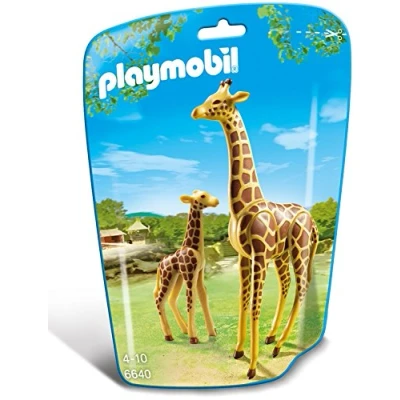 Image of Playmobil 6640 City Life Giraffe with Calf, Fun Imaginative Role Play, PlaySets Suitable for Children Ages 4+