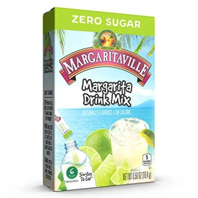 Image of Margaritaville Singles To Go Margarita Drink Mix 6 Sachet 16.4g