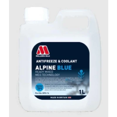 Image of Millers Alpine Blue Ready to Use Antifreeze, MEG Technology, 2 Year, 1 Litre