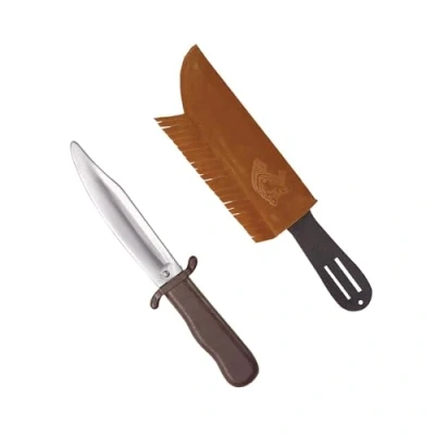 Image of Indian Knife With Sheath Novelty Toy Weapons &amp; Armour for Fancy Dress Costumes Accessory