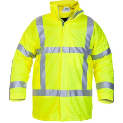 Image of Norfolk Multi Hydrosoft Flame Retardant Anti Static Waterproof Lined Parka Saturn Yellow Medium