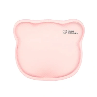 Image of Koala BABYCARE Plagiocephaly Baby Pillow with Two Removable Pillowcases to Help Prevent and Treat Flat Head Syndrome in Memory Foam Perfect Pink