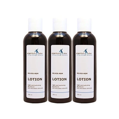 Image of argentum plus Silver MSM Lotion 3 x 200 ml