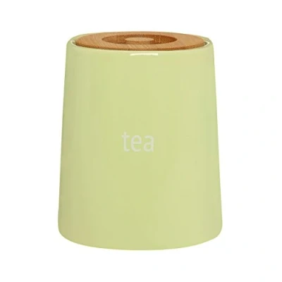 Image of Premier Housewares Tea Canister, Container, Dolomite Green