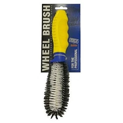 Image of Alloy Wheel Cleaning Brush for Aluminum Rims Scratch Free with Tough Bristles