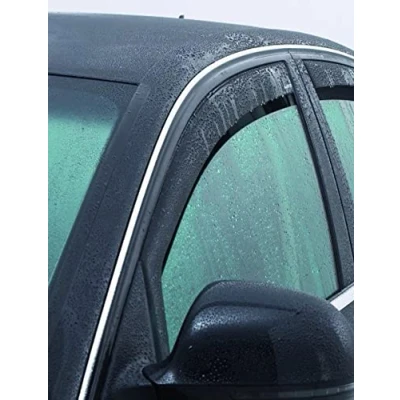 Image of ClimAir Car Comfort Window Visors Dark compatible with Seat Leon IV HB/ST (KL1/KL8) 2020