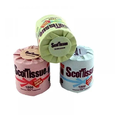 Image of Melody Jane Dolls House Miniature Bathroom Accessory 3 Pack Toilet Rolls Tissue
