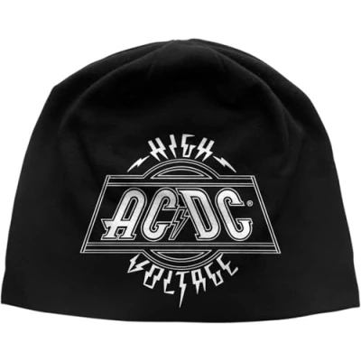 Image of AC/DC Unisex Beanie Hat Voltage Multicoloured