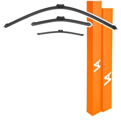 Image of VIA ALBION® Wiper Blades for FORD FIESTA Mk8 (2017 onwards) All Weather Front &amp; Rear Wipers Set