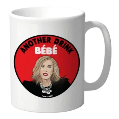 Image of Funny Mug, TV Lover, Schitts Creek Parody Mug Novelty Birthday Him Her Joke Humour Bestie Colleague Another Drink Bebe CMUG10