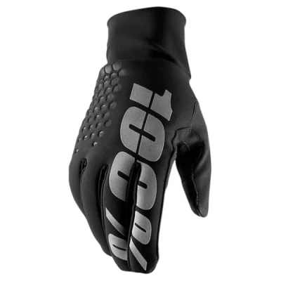 Image of 100% Men BRISKER Glove Gloves Black/Grey, XXL