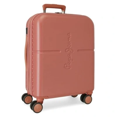 Image of Pepe Jeans Highlight Cabin Trolley, Terracotta, Standard Size, Expandable case