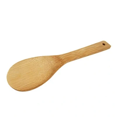 Image of GFJTJAO Spoons Kitchen New Pure Natural Bamboo Rice Spoon Spatula Wooden Utensils Cooking Tools