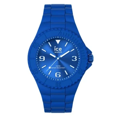 Image of Ice WATCH Generation Flashy Blue Men&#039;s (Unisex) Wristwatch With Silicon Strap 019159 (Medium)