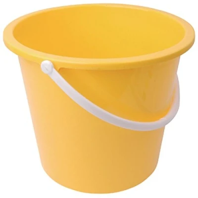 Image of AUK CL061 Y Round Bucket, 10 L Capacity, Yellow
