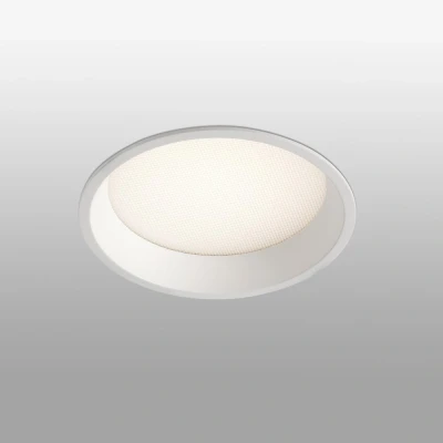 Image of Croc 13 Integrated LED Recessed Downlight Ceiling Light White, 2700K