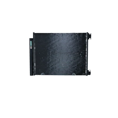 Image of 921001829R, 921002969R, 921004063R, 921008540R Condenser NRF EASY FIT 350393 with dryer, seal ring 15,5mm 10,2mm Aluminium 525mm