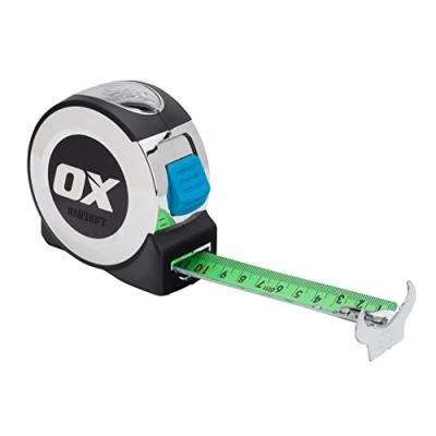 Image of OX Tools P020908 Pro 8m Tape Measure, Blue