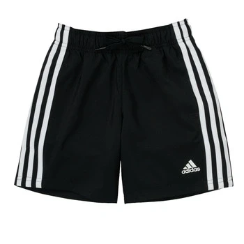 Image of adidas Sportswear Childrens Unisex Essentials 3 Stripes Chelsea Shorts Black/White Recycled Material Size 9 10Y