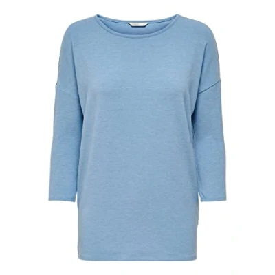 Image of ONLY Women&#039;s ONLGLAMOUR 3/4 TOP JRS NOOS T Shirt, Allure/Detail:Melange, S