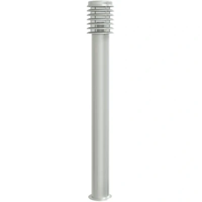 Image of vidaXL Outdoor Floor Lamp Silver 110cm Stainless Steel