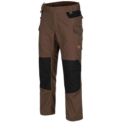 Image of Helikon Tex Men&#039;s Pilgrim Pants Earth Brown/Black Size 4XL Reg (EU) / W42, L32 (US)