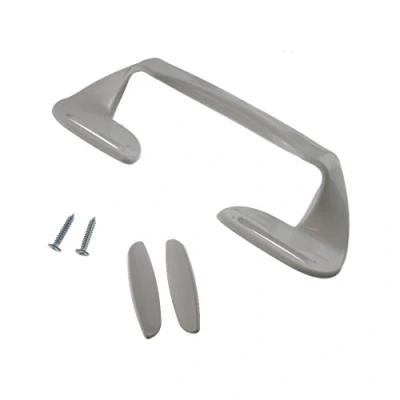 Image of Ufixt Fits Samsung, Schreiber, Servis, Siemens, Smeg and Whirlpool Universal White Plastic Fridge Freezer Door Grab Handle