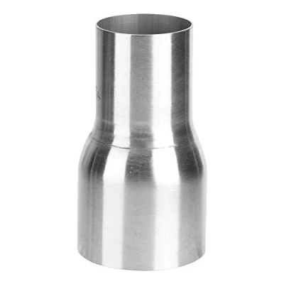 Image of EBTOOLS Exhaust Pipe Adapter,Universal Stainless Steel Connector Tube Adapter Reducer Modified Part(Silver)(57 76MM)