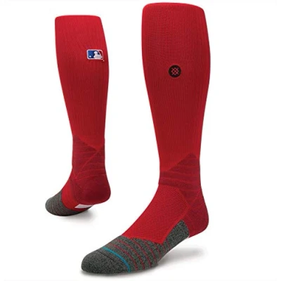 Image of Stance Men&#039;s Diamond Pro OTC MLB on Field Calf Sock Red XL