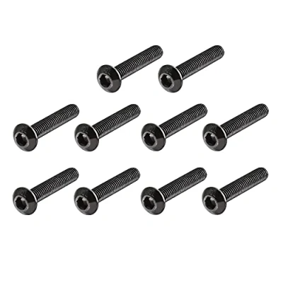 Image of Sourcingmap M3x16mm Thread Button Head Hex Socket Cap Screw Bolt 100pcs