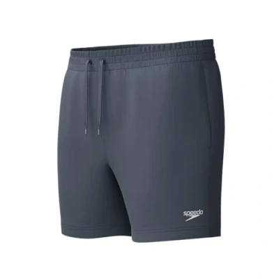 Image of Speedo Men&#039;s 16&quot; Watershort Swiming Trunks Quick Dry Comfortable Fit Clasic Style Drawstring Waist, Grey Lead/Black, XL