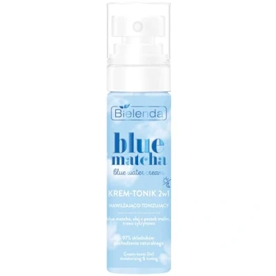 Image of Bielenda Blue Matcha Water Cream Nawilżający i Tonizujący Krem Tonik dla Każdego Rodzaju Cery 75ml