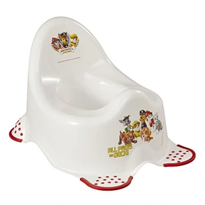 Image of keeeper Paw Patrol Baby Potty, From 18 Months Up to 3 Years, Anti Slip Rubber Feet, Adam, White