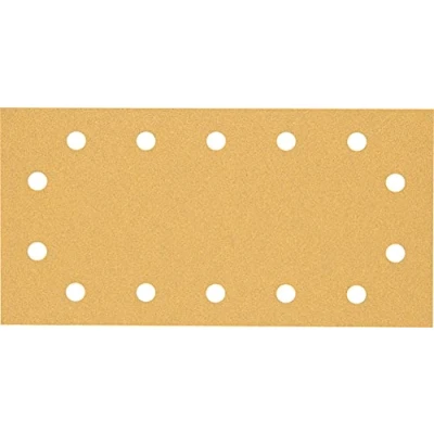 Image of Bosch Professional 10x Expert C470 Sandpaper (for Hardwood, Paint on wood, 115x230 mm, Grit 80, Accessories Orbital Sander)