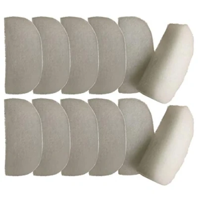 Image of Finest Filters Pack of 12 x Compatible with Fluval 104/105/106 and 204/205/206 Water Polishing Filter Pads