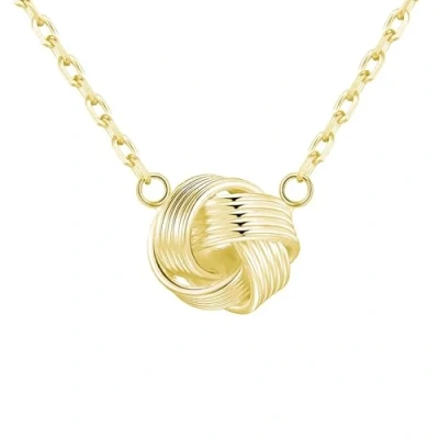 Image of Philip Jones Gold Plated Love Knot Necklace