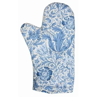 Image of William Morris Blue Compton Quilted Single Oven Mitt