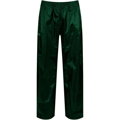 Image of Regatta Great Outdoors Mens Outdoor Classics Stormbreak Waterproof Overtrousers (Dark Olive) Size 3XL